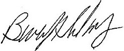 A black handwritten signature with large, looping, and angular script on a white background.